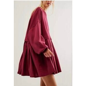 *Rare*Free People / Eleanor Sweatshirt Dress / sz S